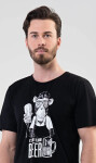Pánské pyžamo šortky Opice černá M