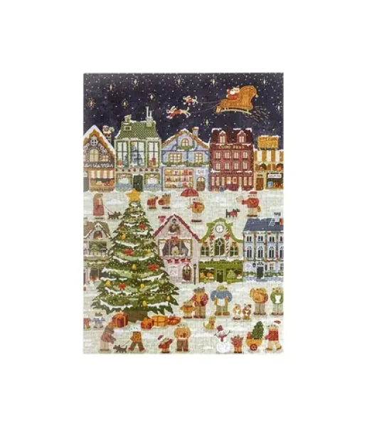 RoboTime Puzzle Štědrý den štěňat 1000 dílků