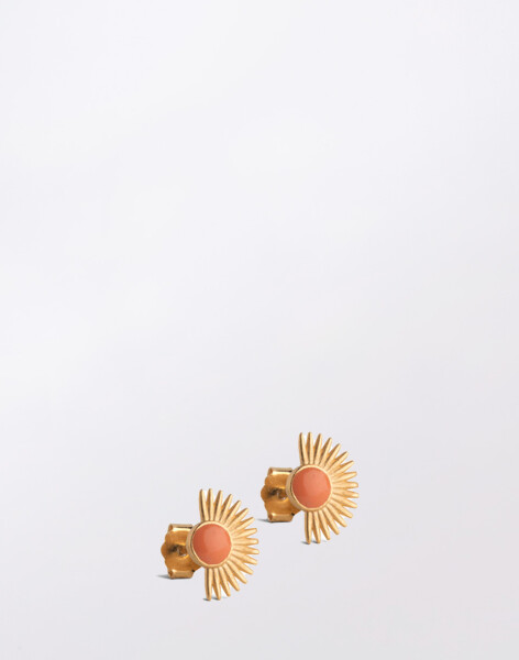 ENAMEL Copenhagen Studs, Soleil Light Coral