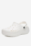 Pantofle Crocs BAYA PLATFORM CLOG 208186-100 Syntetický materiál