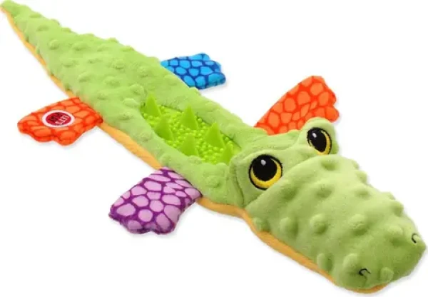 LET'S PLAY Hračka Krokodýl / Plyš, pískací / 45 cm / Vícebarevná (6204-301201)