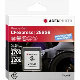 AgfaPhoto CFexpress 256 GB / R:1700 MB/s / W:1200 MB/s (10441)