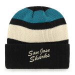 47 Brand Pánská zimní čepice San Jose Sharks NHL Clubhouse Jennings ’47 Cuff Knit