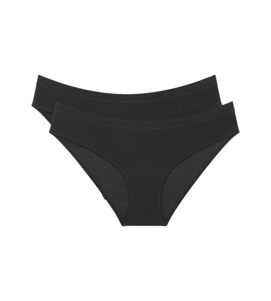 Dámské kalhotky Sense of Modal Tai 2P - BLACK - černé 0004 - TRIUMPH BLACK L