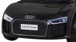 Mamido Dětské elektrické autíčko Audi R8 Spyder černé