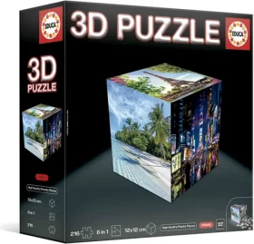 EDUCA 3D Puzzle kostka Cestování