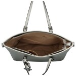 Luxusní dámská kabelka přes rameno Rimissa, stříbrná