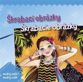 Škrabací obrázky obrázky modrý zošit
