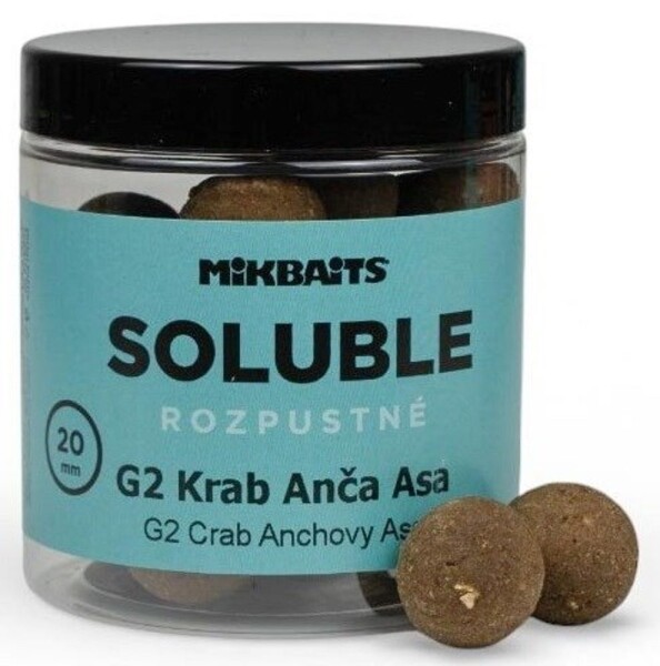 Mikbaits Rozpustné boilies Soluble G2 Krab Ančovička Asa 250ml,Mikbaits Rozpustné boilies Soluble G2 Krab Ančovička Asa 250ml