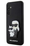 Pouzdro Karl Lagerfeld PU Saffiano Karl and Choupette NFT Samsung Galaxy A54 5G Black