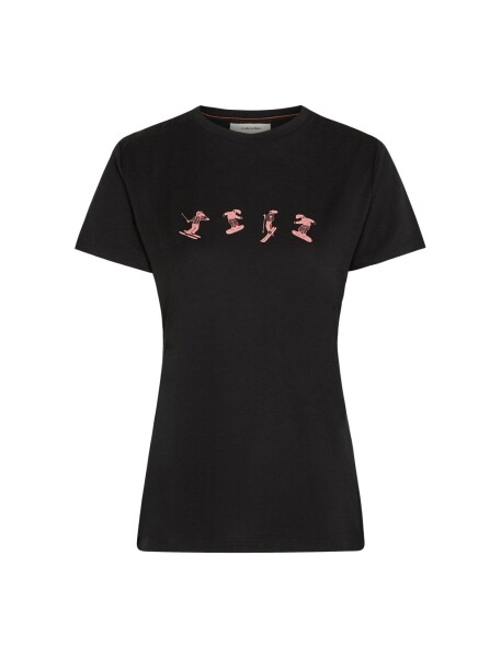 ICEBREAKER Wmns 150 Tech Lite SS Tee Snow Day, Black velikost: S