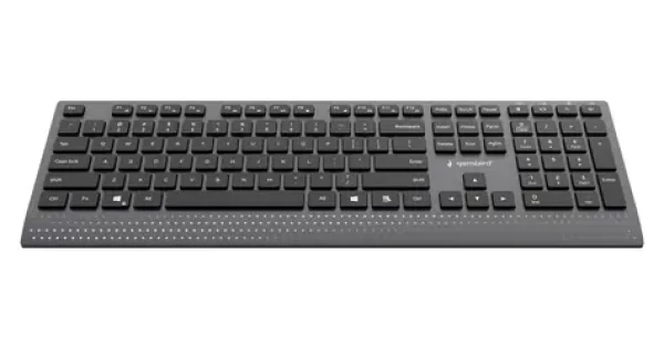 Gembird KB-MCH-06 černá / Klávesnice / multimediální / drátová / USB-C adaptér / US layout (KB-MCH-06)