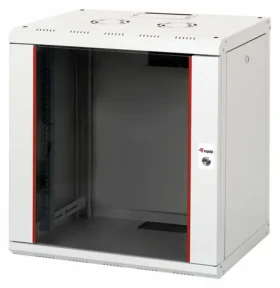 Equip nástěnný rozvaděč 12U 600×450 mm šedá / Nástěnný rozvaděč / 19" / Skleněné dveře / Pasivní chlazení (EPM-12-6045-G-CBAA)