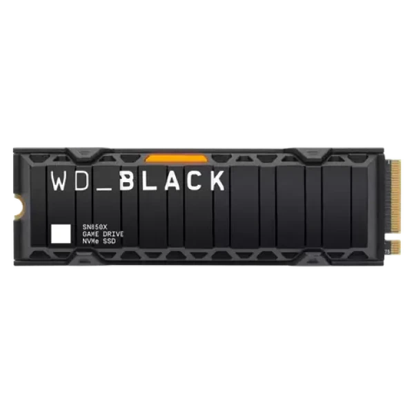 WD Black SN850X 1TB chladič / M.2 SSD 2280 / PCIe Gen4 x4 / TLC / R: 7300MBps / W: 6300 MBps / 5y (WDS100T2XHE)