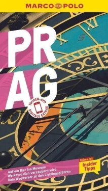 Praha/německy - cestovní průvodce s mapou