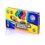 Astra Astra, 301116001, metalické barvy s flitry, 6 ks