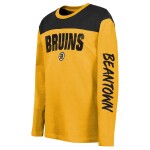 Outerstuff Dětské Tričko Boston Bruins Unbeaten Run Ls Crew Nk Tee Velikost: Dětské let)