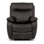 TV a relaxační křeslo s elektrickým ovládáním, potah coffee látka v dekoru vintage, 1 motor 240V