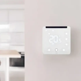 Fibaro Nice Clima-Control bílá / Chytrý termostat / Z-Wave / LED displej / Alexa Google Assistant (CLIMA-CONTROL)