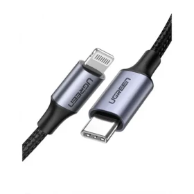 UGREEN 60759 Kabel USB-C (M) - Lightning (M) 1m černá (6957303867592)