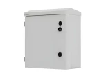 Rack skříň nástěnná 10" IP55 šedá / Rozvaděč / 420x300x500 mm / venkovní / montáž na stěnu nebo sloup (WAH1-4250-00S)