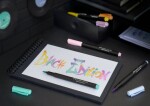 Faber-Castell Black Edition sada 6 štětcových fixů pastelové barvy