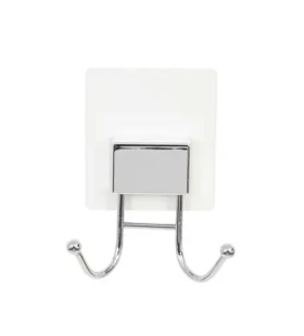 Compactor Bestlock Magic Dvojitý samolepicí háček chromová / bez vrtání (RAN6847)