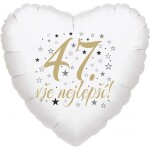 47. narozeniny balónek srdce Balonky.cz 47. narozeniny balónek srdce Balonky.cz