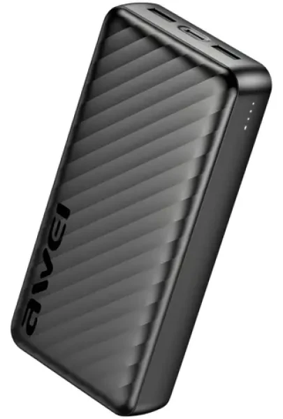 Awei P6K Pro černá / Powerbanka / 20000 mAh / 2x USB-A / USB-C (P6K Pro)