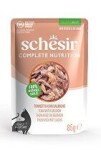 Schesir Cat kapsa Compl.Nutrition Tuňák+losos želé 85g