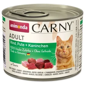 Animonda Carny Adult hovězí, krocan, králík / Konzerva pro kočky / 200 g (B3-83709)