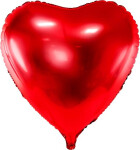 Fóliový balónek Srdce červená - Moje party
