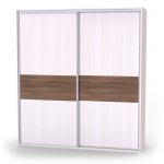 Nábytek Mikulík Skříň ONYX 3 - dveře dělené (š 120-200 cm/v 220 cm) ROZMĚR: (š/v/h) 200 x 220 x 60 cm