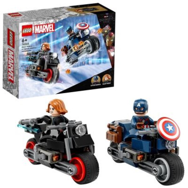 LEGO® Marvel 76260 Black Widow a Captain America na motorkách