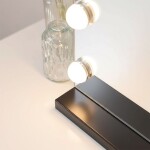 REA - Zrcadlo LED HOLLYWOOD Black 80x60 HOM-12014