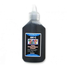 Amos Slupovací barva na sklo kontura Glass Deco 40ml - černá