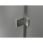 MEXEN/S - Lunar L Duo sprchový kout dveře křídlové 90 x 85, transparent, nikl kartáčovaný 834L-090L-085P-97-00