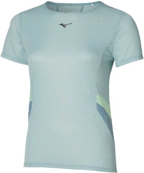 Mizuno DryAeroFlow Tee(W) Cloud Blue - Běžecké tričko Mizuno DryAeroFlow Tee J2GAC20404 Velikost textilu: XL