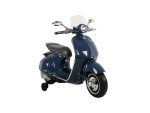 Mamido Dětský elektrický skútr Vespa GTS tmavě modrý