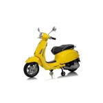 Mamido Dětský elektrický skútr Vespa ROMA žlutý