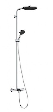 HANSGROHE - Pulsify S Puro Sprchový set s vanovým termostatem, průměr 26 cm, 3 proudy, EcoSmart, chrom 24232000