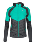 Dámská bunda/mikina ETAPE SIERRA PRO 2.0, mint/antracit (materiál NanoLoft s tepelnou izolací, velikost XL )
