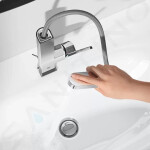 GROHE - Plus Umyvadlová baterie L, s výpustí Push-Open a výsuvnou koncovkou, chrom 23844003