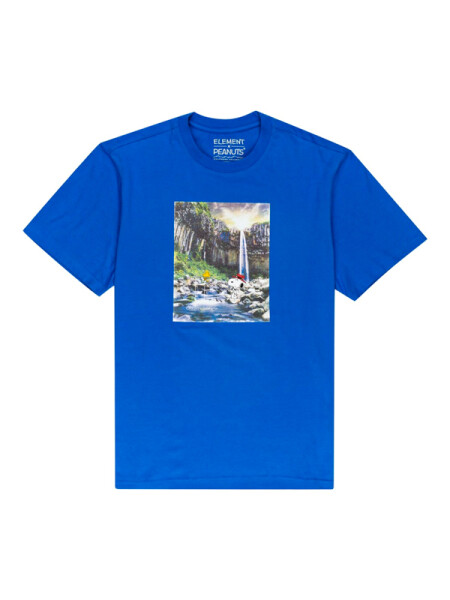 Element PEANUTS ADVENTURE IMPERIAL BLUE pánské triko s krátkým rukávem - S