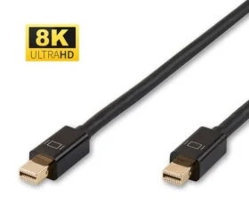 MicroConnect mini DisplayPort Kabel v1.4 1m černá / 8K / 32.4Gbit/s (MDPMDP1BV1.4)