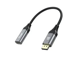 Equip / Redukce DisplayPort - HDMI / 4K / 60 Hz / 0,15 m / černá, šedá (133445)