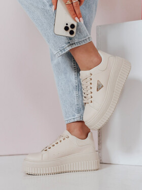 Dámské tenisky na platformě SNIKPIK beige FashionStreet ZY0927 36