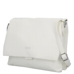 Stylová dámská koženková crossbody kabelka Mirabella, bílá