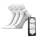 VOXX Ponožky sportovní CADDY B bavlněné 3pack BÍLÉ 39-42 117337