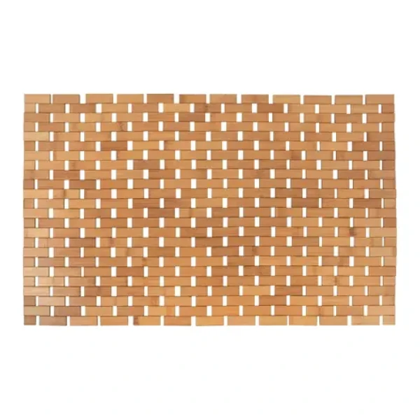 MSV ANNIKA / Koupelnová předložka / bambus / protiskluz / 50 x 80 cm
